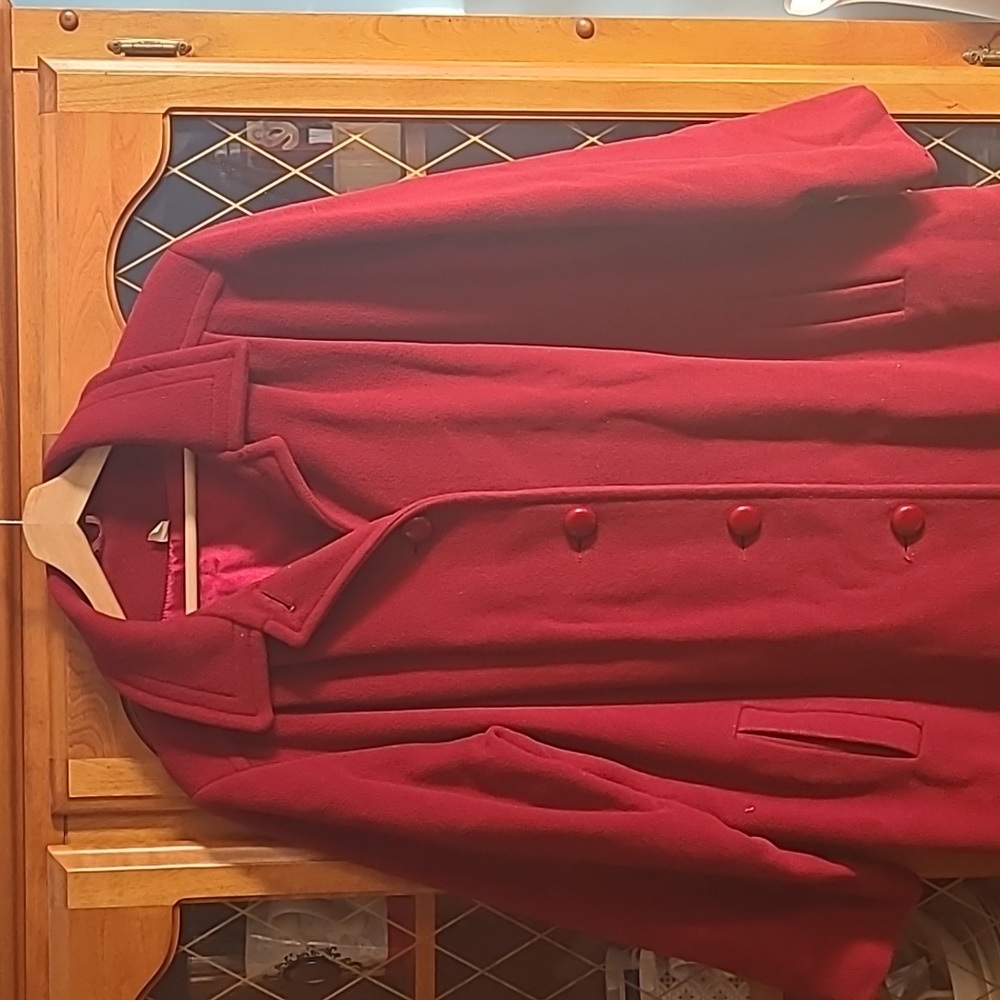 Deep Red Coat